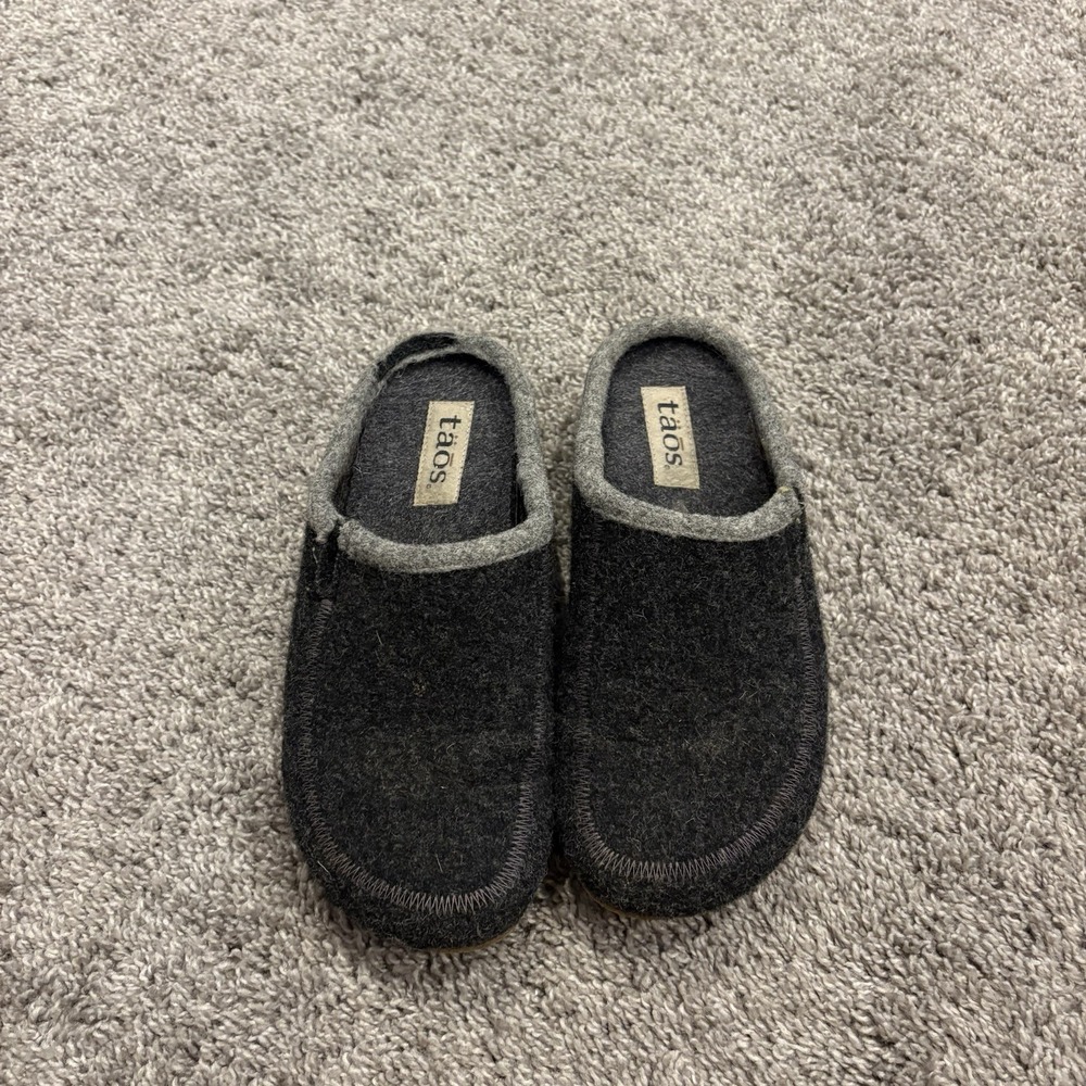 TAOS Women's Wool Do Clog Slipper Slides Clogs Gray WLD-2704 US 7-7.5/EU 38